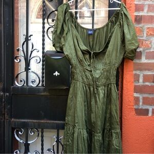 Gap green summer dress